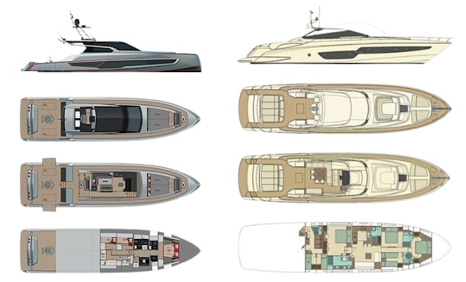 create 3d boat model, boat animation and realistic vessel renders