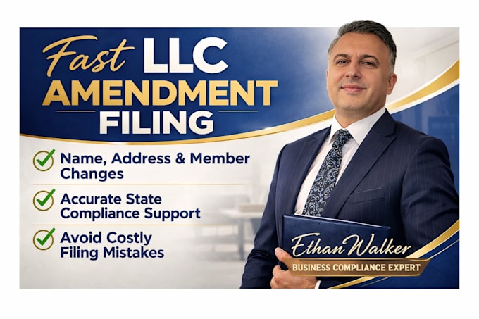 file your llc amendment for name, address or members changes