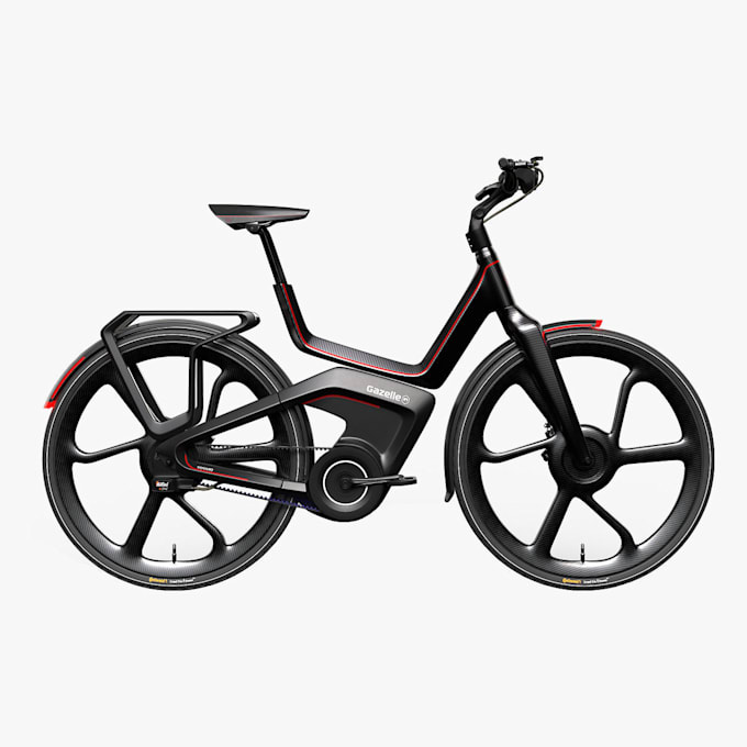 create professional 3d bike design and motorcycle concept model