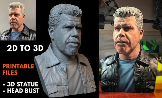 sculpt realistic 3d head 3d bust model 3d full body model stl for 3d printing