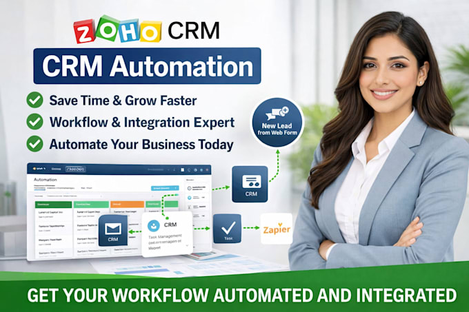 automate your business using zoho CRM workflows and integrations