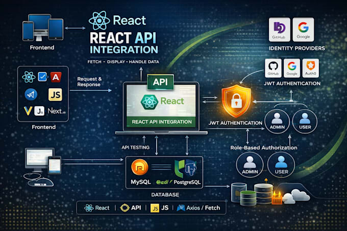 build react app with API integration