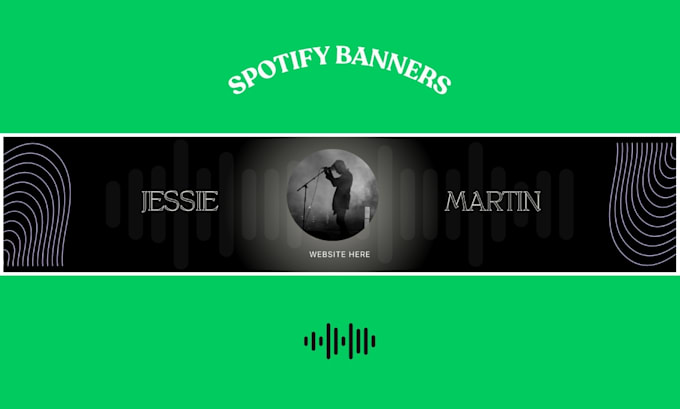 design high converting spotify, etsy and ebay banners for your brand