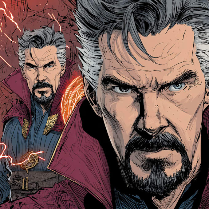 draw comic book illustration as a comic book illustrator