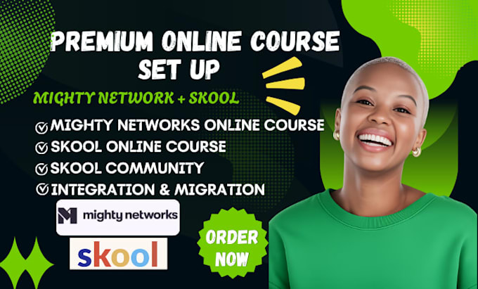 setup skool online course skool community mighty networks online course