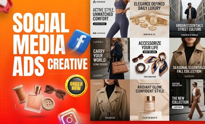 design ecommerce meta ads creative, meta ad manager, facebook ads, meta pixel