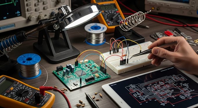 do your pcb design, digital circuit design and electronics projects