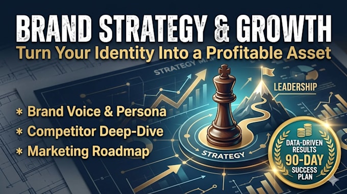 develop a high converting brand strategy and marketing growth plan