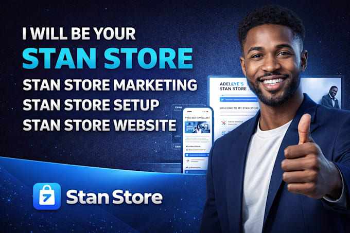 be your  stan store stan store marketing stan store setup stan store website
