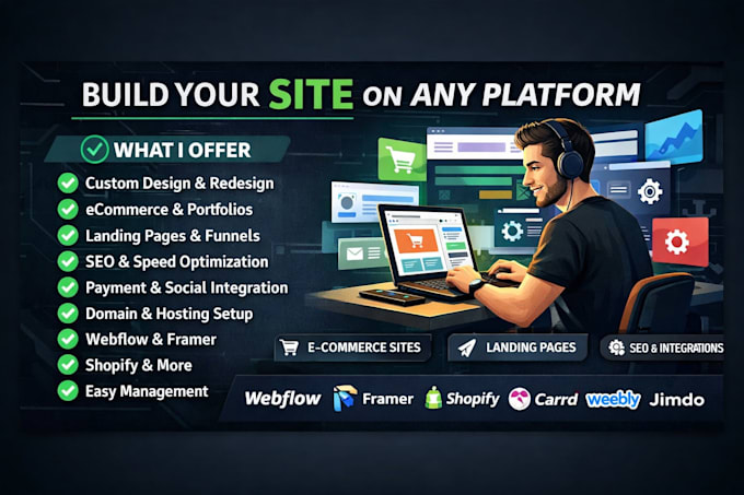 build webflow framer shopify carrd weebly duda jimdo strikingly zyro website