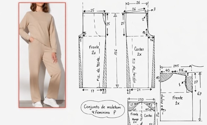 create digital PDF sewing pattern for dress with step by step instructions