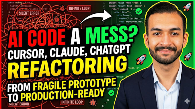 clean up, refactor, and optimize your vibecode