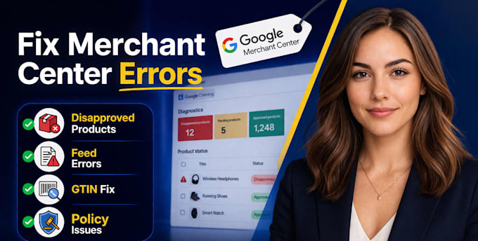 fix google merchant center feed errors disapproved products