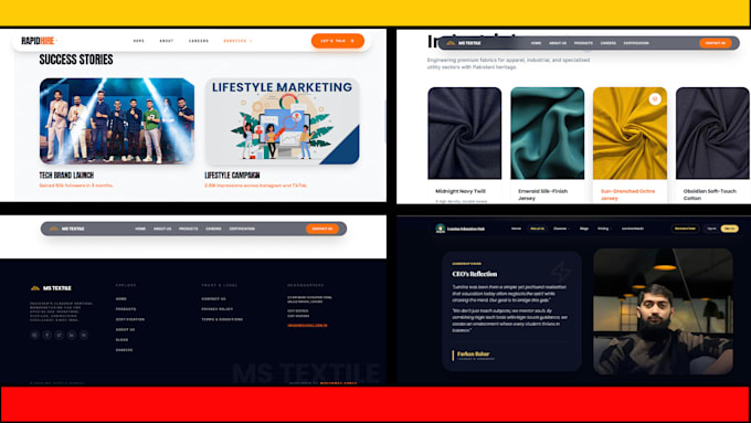 build responsive react js website with amazing design