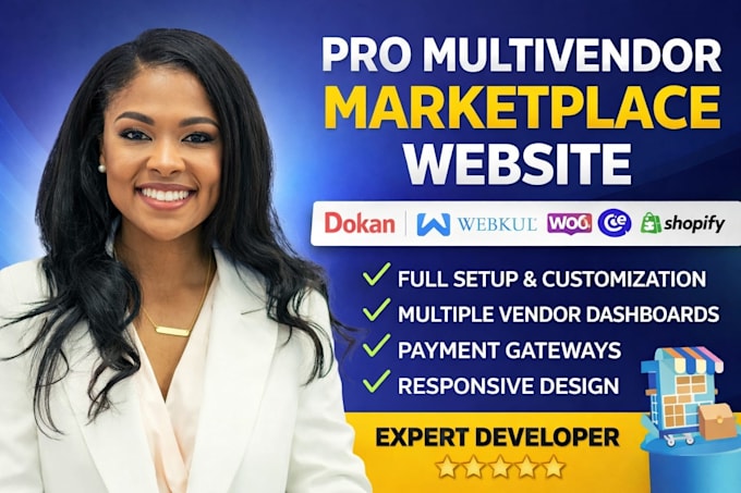 create dokan webkul multivendor website woocommerce shopify marketplace website