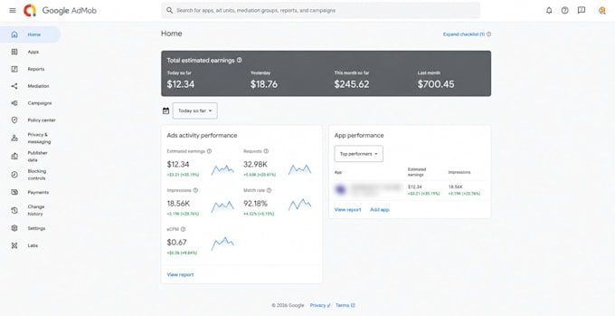setup admob adx ads and fix policy violations in ios android app