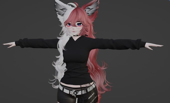 create or edit custom vrchat avatar, rig 3d model and port to vrchat