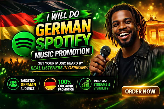 do german spotify music promotion, germany spotify promotion