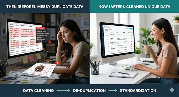 clean and format your messy data professionally