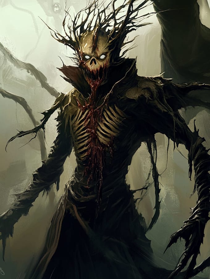 do horror character design