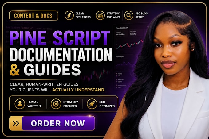 write tradingview script documentation pine script strategy explainer and guide