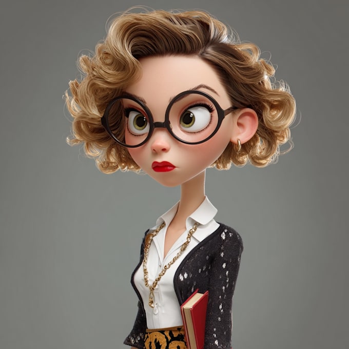 draw a cute cartoon characters