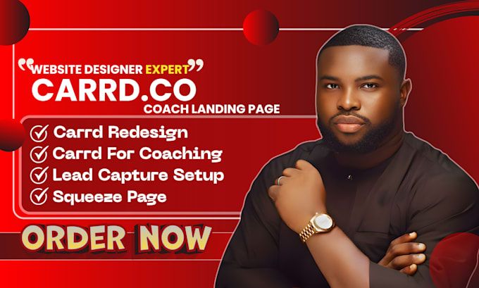 design carrd website, carrd landing page, redesign carrd website carrd co