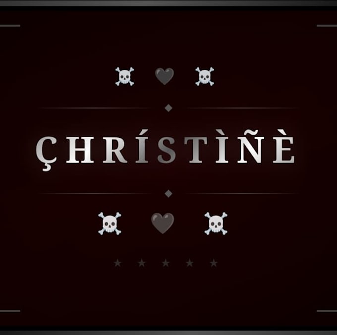 do design stylish name and text graphics