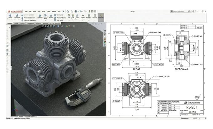 draw professional technical drawing, and 2d cad drawing for manufacturing