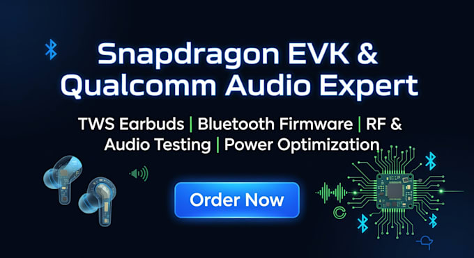 snapdragon evk qualcomm audio tws earbuds firmware dev and rf testing rsp cm4