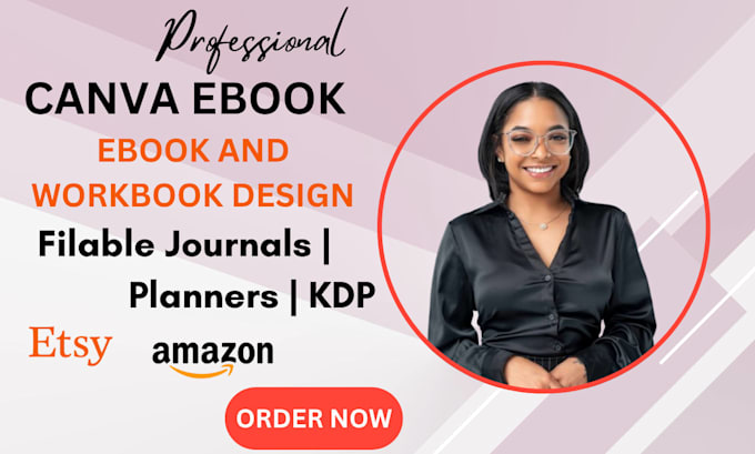 design interactive fillable pdf digital journal hyperlinked planner calendar kdp