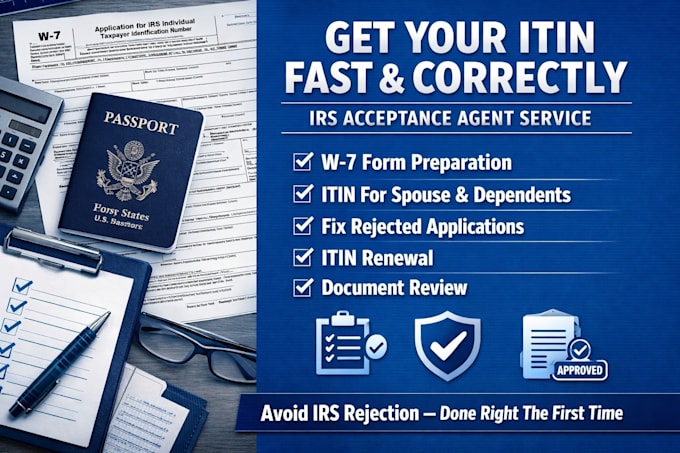 get your itin as an irs acceptance agent fast and correctly as caa