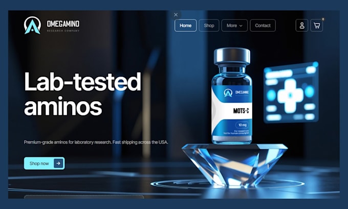 build peptide website peptide store supplement website nutaceutical store