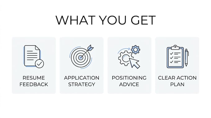 optimize your resume and provide a job application strategy