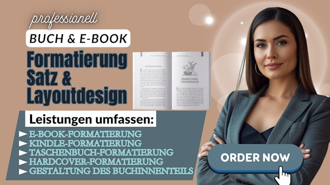 erstelle buchlayout, ebook design und amazon kdp formatierung