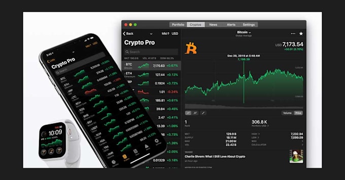 create crypto trackers, bpt, crypto wallets, costco bots, trading bots