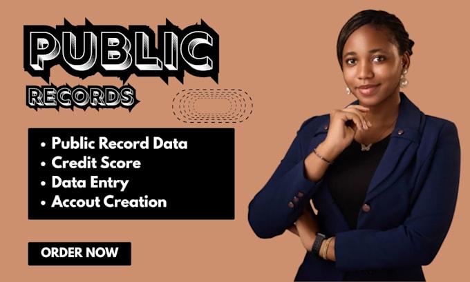 do public records for you and extract data from records data
