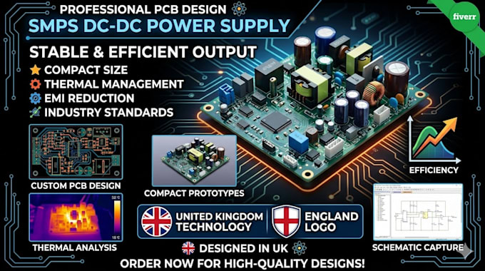 do smps dc dc power supply pcb for stable efficient output