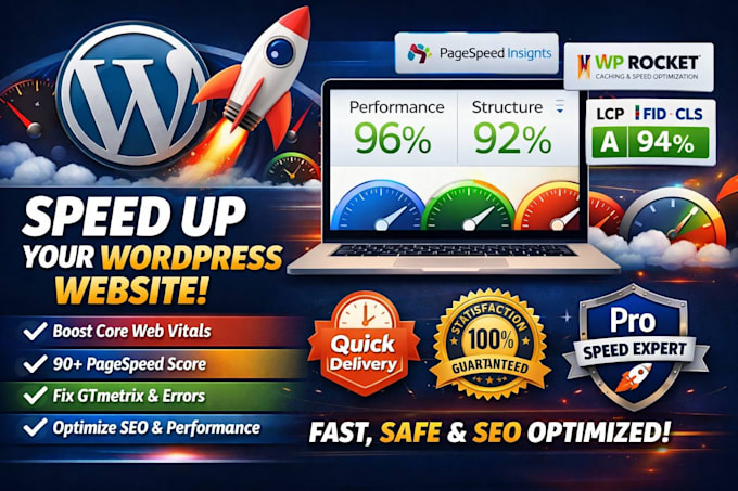 speed up wordpress website, fix core web vitals pagespeed