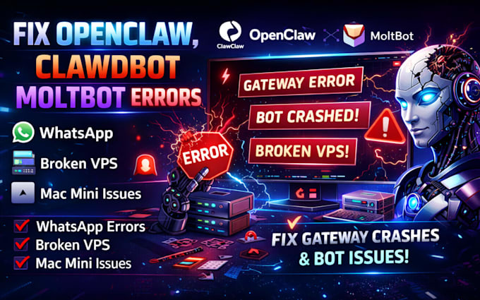 Openclaw clawdbot moltbot fout gateway crash whatsapp kapotte vps mac ...