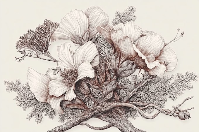 create vintage botanical illustrations with scientific accuracy