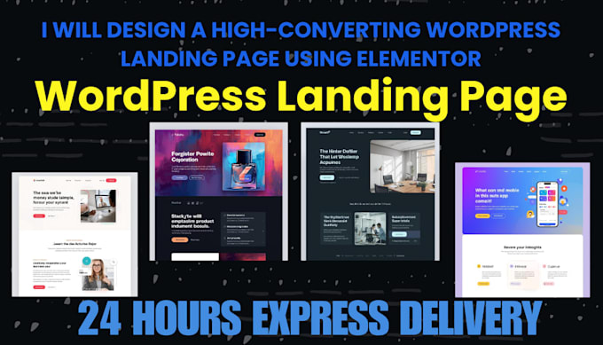 design wordpress landing page