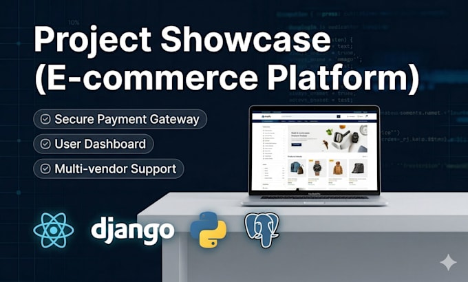 build a professional full stack web application using react and django