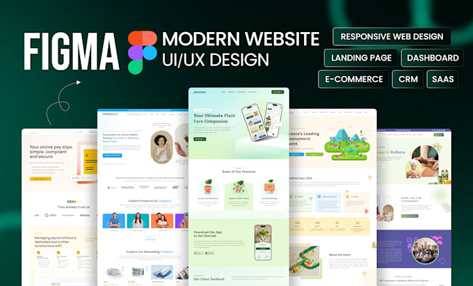 do figma website design, website ui ux design, figma design, website mockup