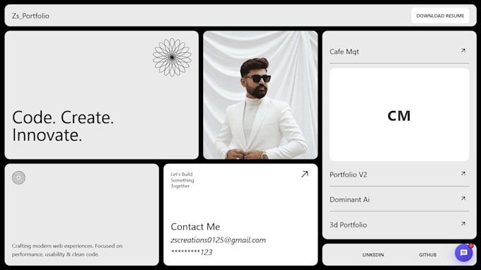 create modern animated website