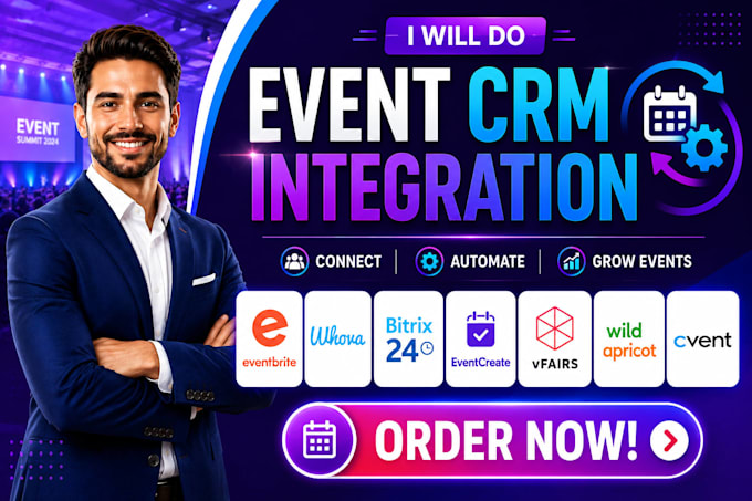 eventbrite whova bitrix24 eventcreate vfairs wildapricot cvent crm integration