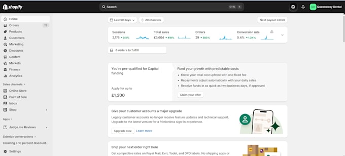 do shopify store design and redesign, shopify store management