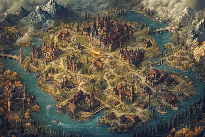do fantasy map design