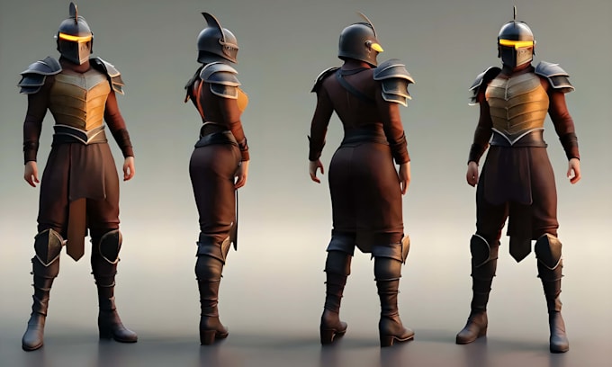 create high quality 3d character renders for your project