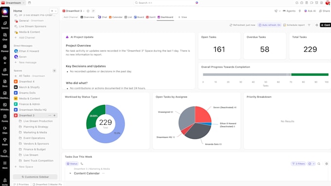 execute and manage your small business project from end to end